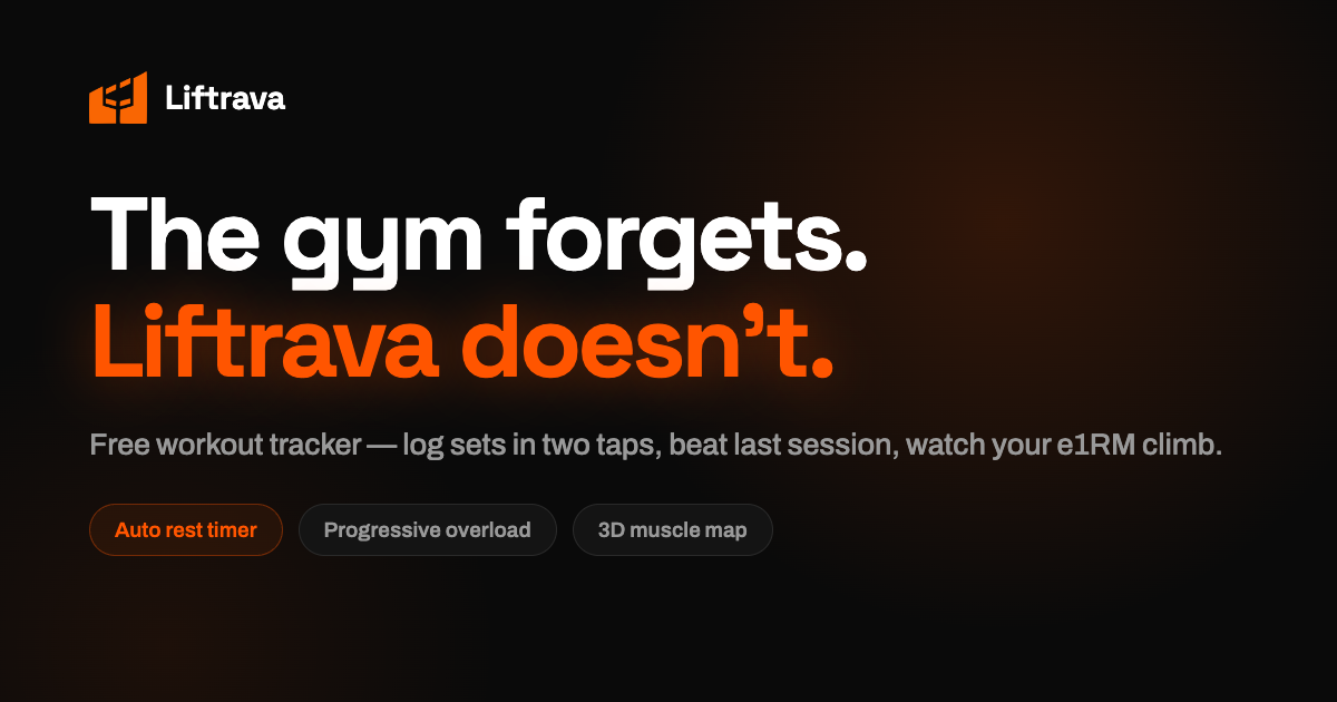 I created a workout logging app with 3D muscle heatmap logo